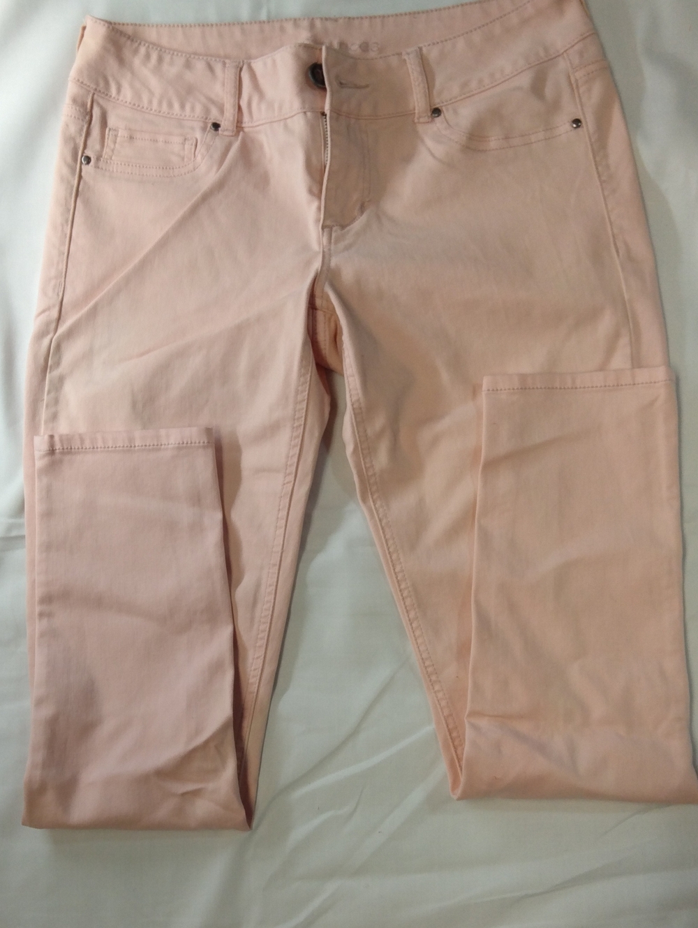 Maurices Light Blush Skinny Jeans Jeggings M
